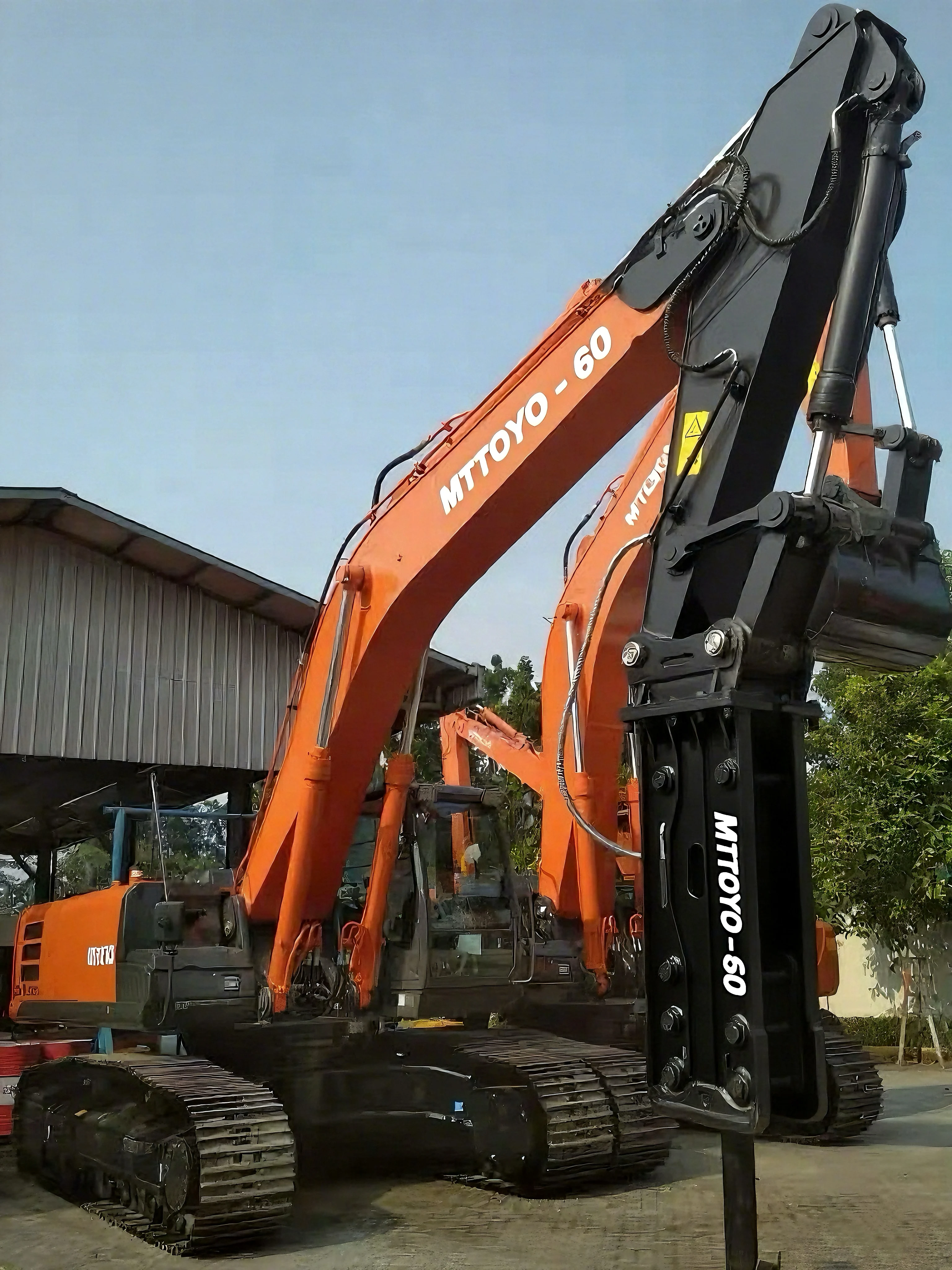 Escavatior Rock Hydraulic Cursher Kit F22 F27 F35 Serie Asta per trapano a percussione idraulica per frantumazione di calcestruzzo rinforzato