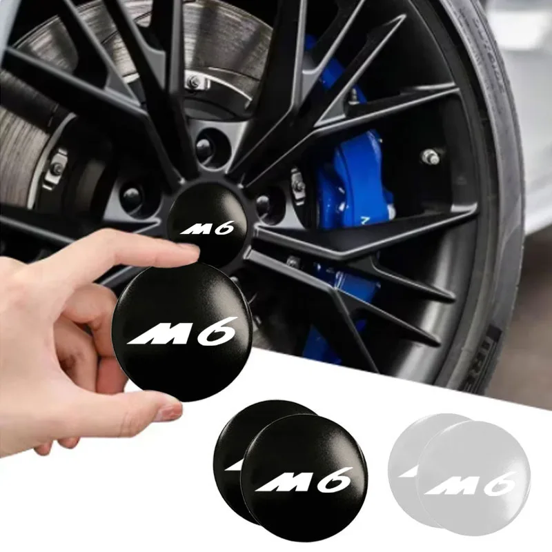 Scratch-proof car hub cover sticker car badge logo sticker for Mazda M6 Car Accessories Sticky automobile hub cover logo sticker