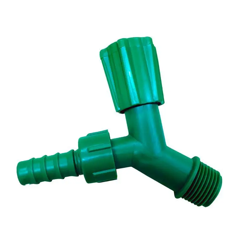 Faucet For Tank And Garden 1/2 With Green 3/4 Beak