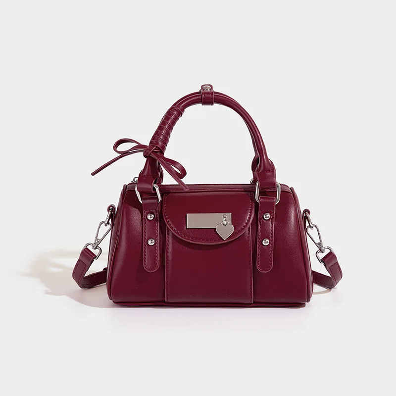 

2025 Высококачественная женская модная нишевая сумка-мессенджер Boston большой вместимости, весенне-летняя портативная сумка-мессенджер