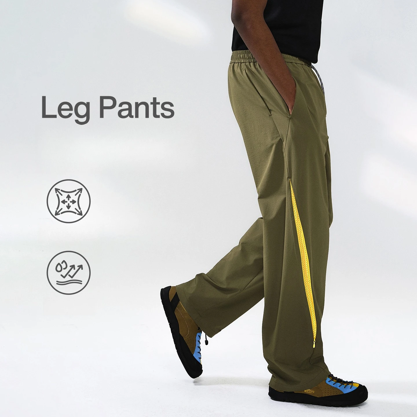 

Men's Outdoor Hiking Trousers | Autumn 2025 New Arrival Breathable Color-Blocked Casual Pants with Elastic Fabric