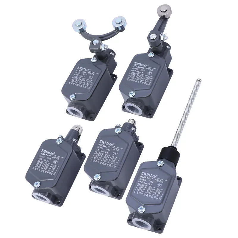 Travel Switches Limit Switches JLXK1-111 JLXK1-311 JLXK1-411 JLXK1-511 Plunger Protected Rocker Arm Self-reset Silver Contacts