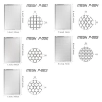 Photo-Etched Radiator Mesh Cell For Modeling Photo-Etched Detailing Tool Universal Fit Woven Mesh/Straight Mesh/Rhombus Mesh 5