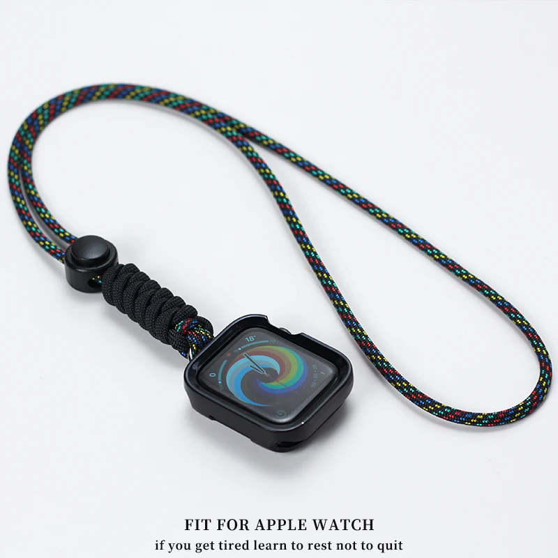 For Apple Watch 41mm 42mm 45mm 46mm 49mm lanyard S10 S9 S8 Necklace cord  S7 S6 S5 SE ultra Cover Pocket watch braided lanyard