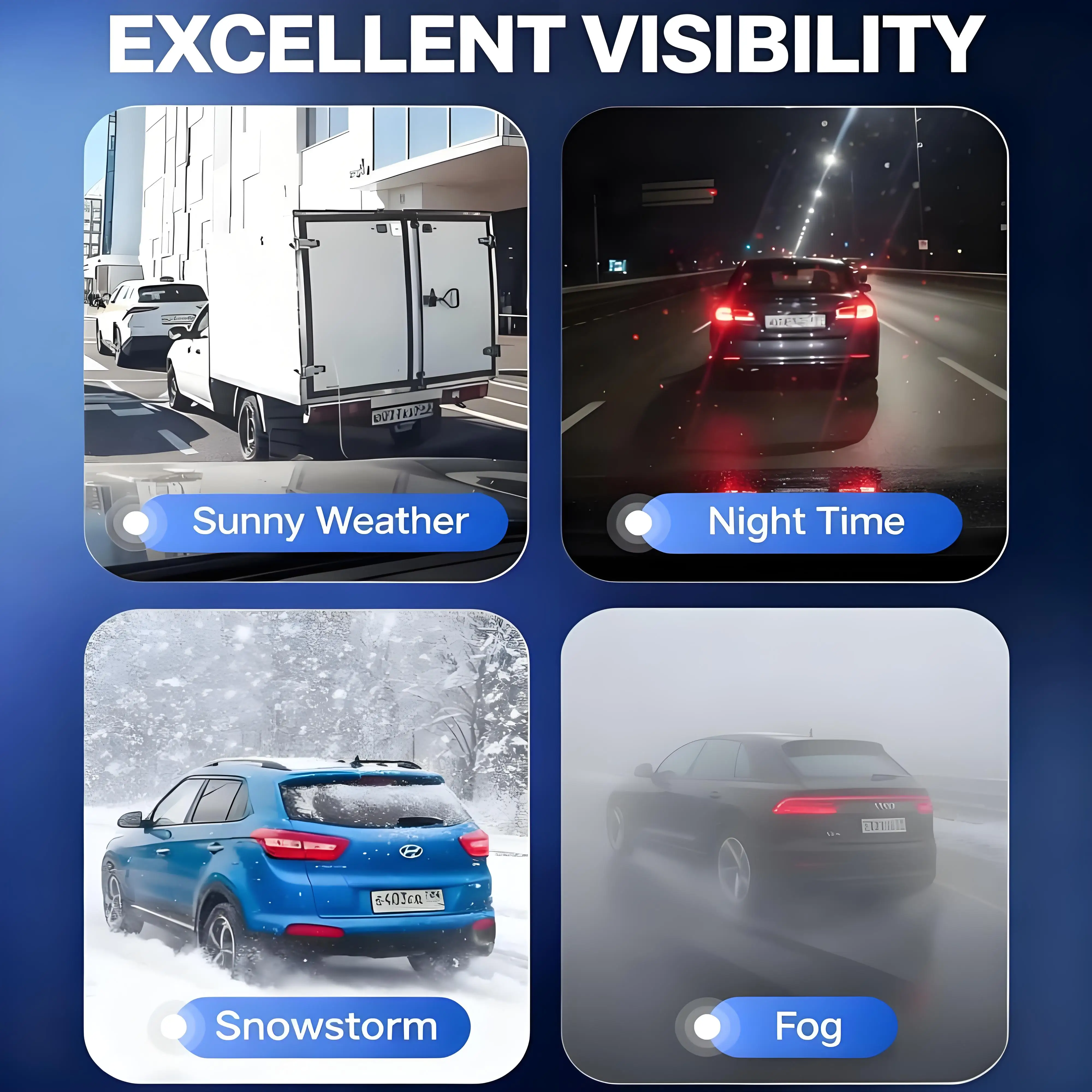 WIFI 6MP Dash Cam Coche Auto Cámara Visión Nocturna Aplicación Control Grabadora 360 °   Cámara de vigilancia giratoria remota Live ViewCar Vide