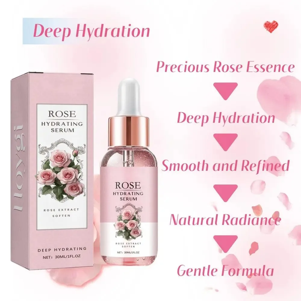 Rose Essence Moisturizing Toner Deep Hydration Long Lasting Moisturizing Cleansing Impurities Moisture Glow