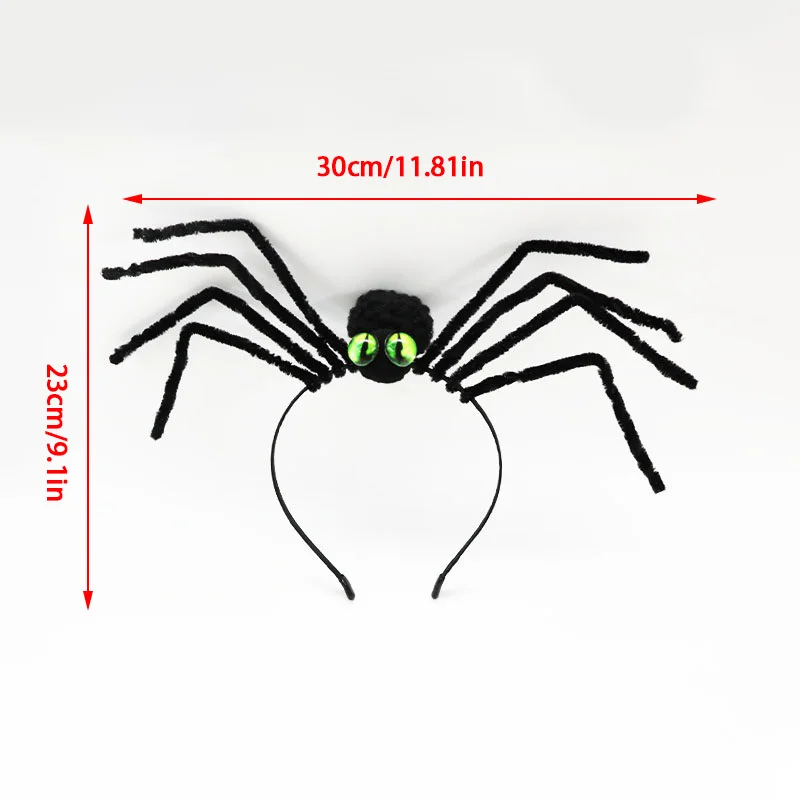 Halloween Spider Creative Funny Headband Performance Masquerade Dress Up Spider Headdress Helloween Party Decoration Accessories