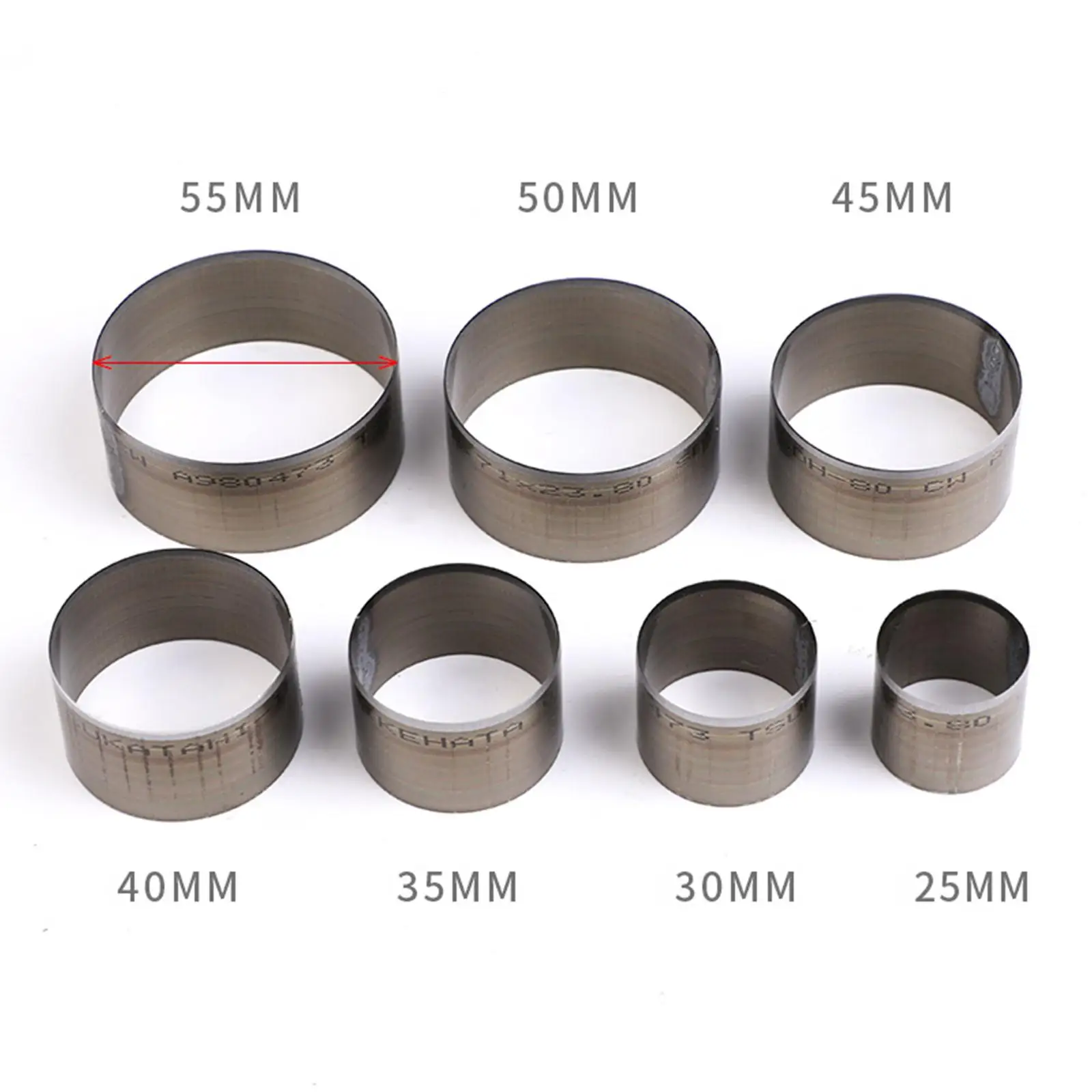 革製の再利用可能な切削工具,手工芸品用の丸い穴付きのサイズ25 30 35 40 45 50 55mm