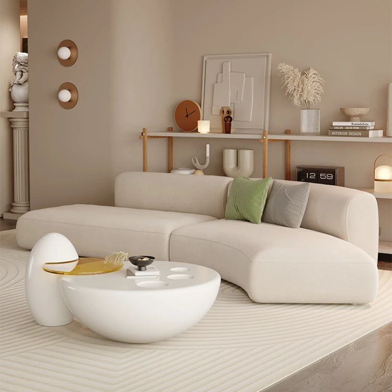 

Italian rock sofa Internet celebrity creative pebble sofa beauty salon reception area rest small apartment living room