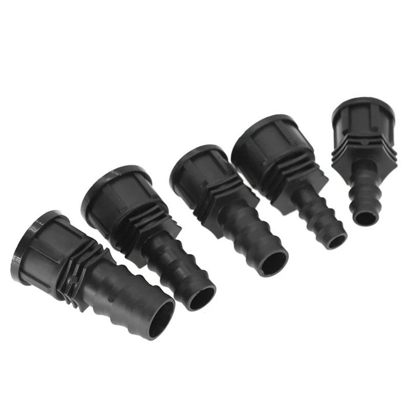 Mangueira de jardim Conector Barb Rosca Feminina e Masculina, Encaixe De Mangueira De Plástico, Tubo de irrigação