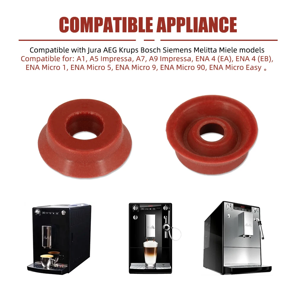 Coffee Maker Sealing Gaskets Compatible With Jura Krups Melitta AEG Coffee Machines image 3