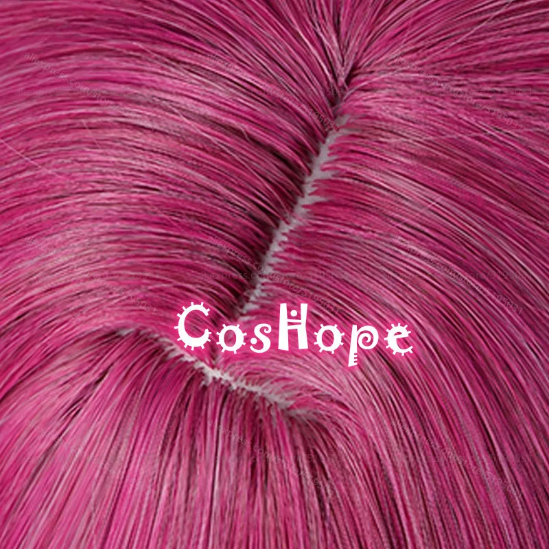 Lupa Cosplay Wig with Double Ponytails Rose Pink Gradient Wig Cosplay Anime Heat Resistant Synthetic Wigs for Halloween Costume