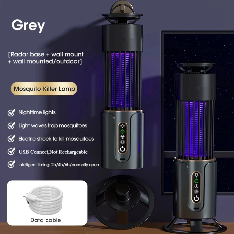 

Camping Lantern Mosquito Killer Lamp USB Timing Electric Fly Trap Insect Swatter Outdoor Mosquito Repellent Killer