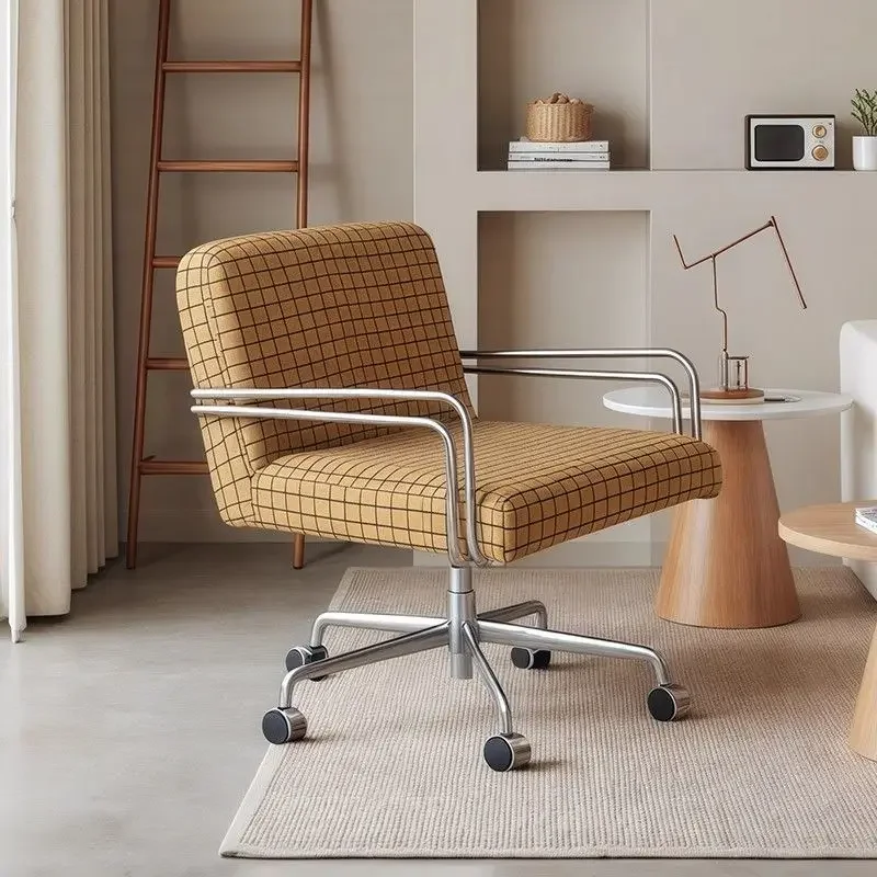 Modern Simple Office Chair Swivel Computer Chair Home Sofa Chairs Bedroom Leisure Back Chairs Study Comfortable Computer Chairs