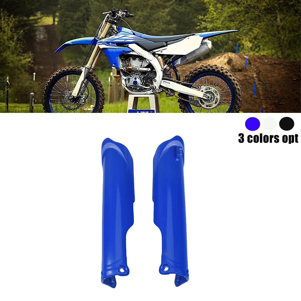 

2025 New Mtorcycle Fork Protector Blue Front Shock Absorber Guard Cover For YAMAHA YZ 250F YZ 250FX YZ 450F YZ 450FX WR250F 450F