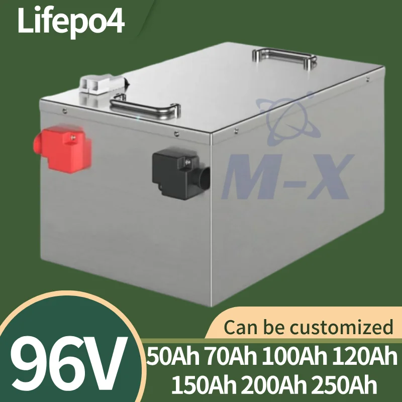 

BMS 32S 96V 50Ah 70Ah 100Ah 120Ah 150Ah 200Ah 250Ah Lifepo4 Battery for 5KW Sightseeing Vehicle Van AGV Golf Cart Tour Bus