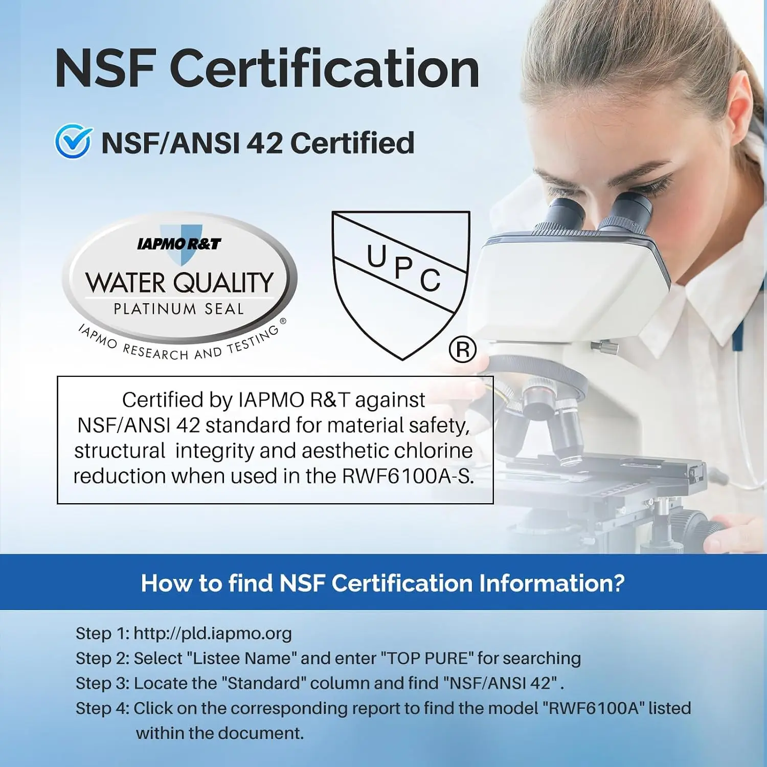 Refrigerator Water Filter Replacement, 3-Pack, Compatible with Many Standard Fridge Models, Advanced Filtration Cartridge, Easy Install, Fresh-Tasting Water, Durable Long-Lasting Performance