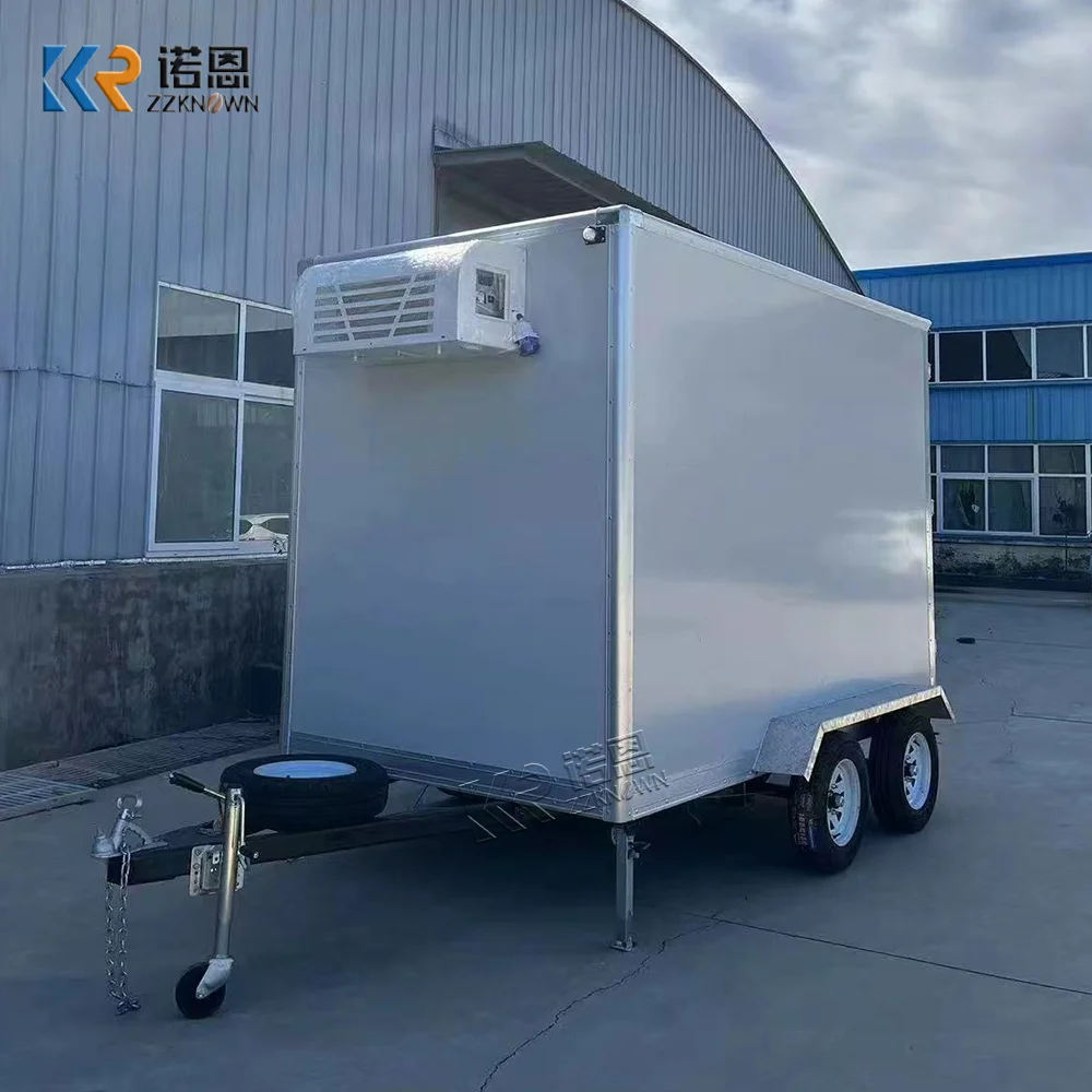 Multi Functional Refrigerated Truck Advanced Reefer Truck Stable Cold Chain Freezer Trailer Transport Unit For Commercial Use