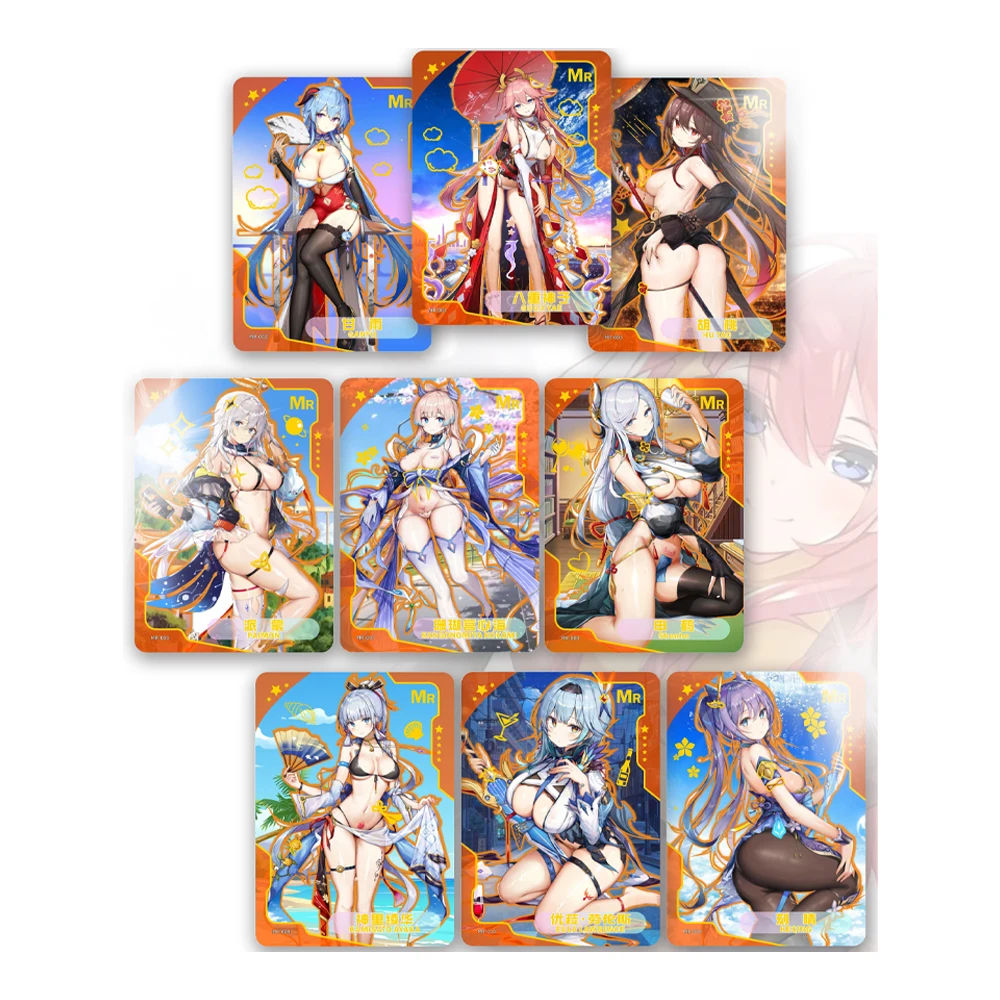 Goddess Story Collection PR Card Full Set, Jogos de Anime, Girl Party Swimsuit, Bikini Feast Booster Box, Doujin Toys and Hobbies Gift