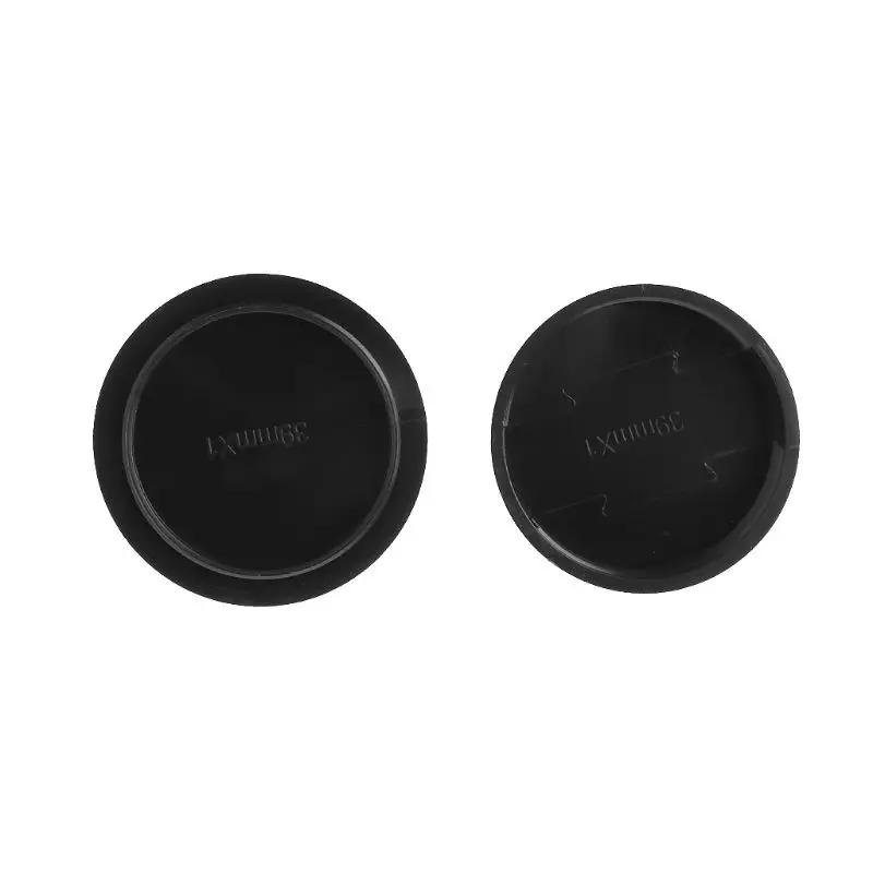 Tampa traseira da lente à prova poeira, capa protetora para 39mm para m39 l39, acessórios pretos substituição