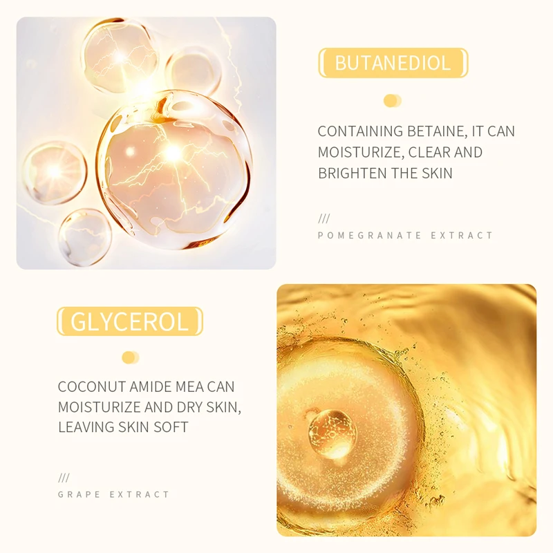   Очищающее средство для лица с рисовой целлюлозой, пенка для мытья лица, уход за кожей, увлажняющее, осветляющее кожу, омоложение, очищающее средство для лица, уход за кожей