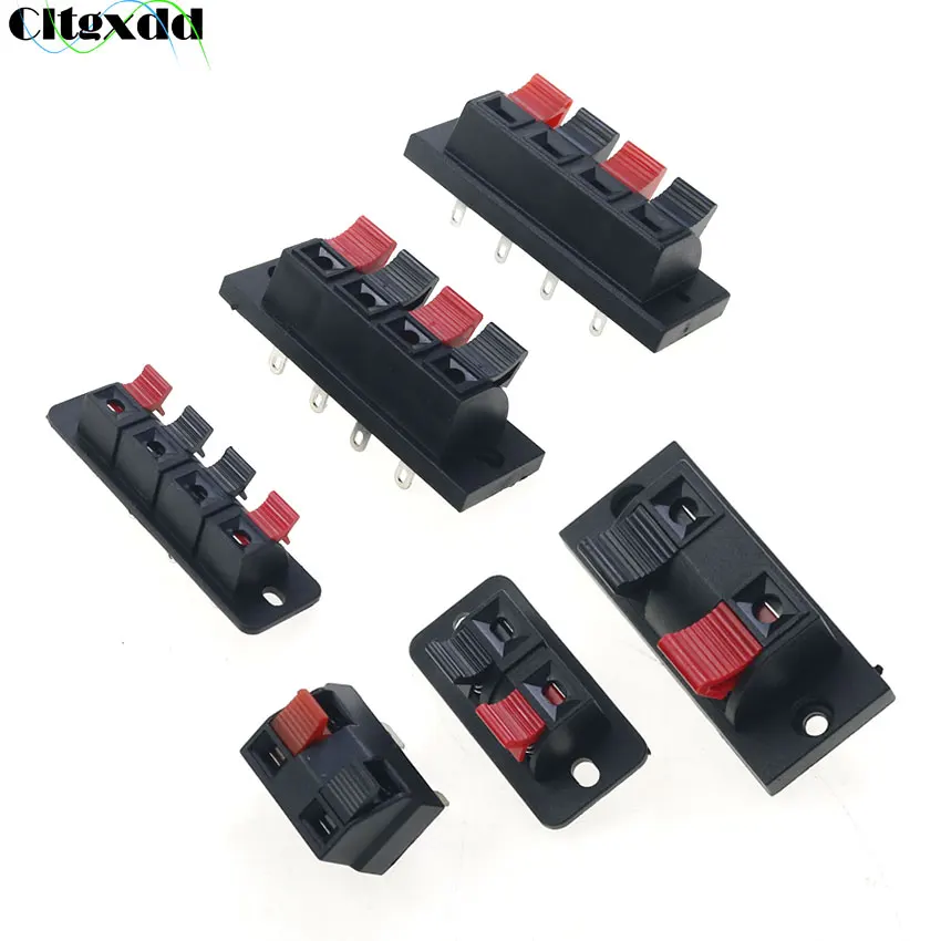 Cltgxdd 1 Pieces WP2 WP4 Speaker Amplifier Positions Connector Terminal Push In Spring 2/4 Poles Audio Speaker Connector