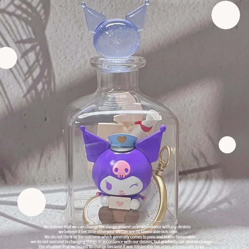 Nova sanrio caixa cega brinquedos kuromi day dreamer série genuíno kuromi ornamentos de mesa caixa surpresa brinquedos para presentes de aniversário do miúdo