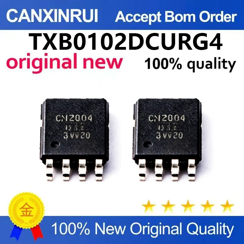 （5pcs-10pcs）New original TXB0102DCURG4 VSSOP-8-0.5mm converter/level shifter TI