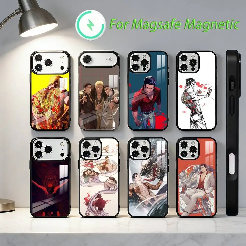 

Game Y-Yakuza Dead S-Souls Phone Case For iPhone 17,16,15,14,13,12,11,Plus,Pro,Max Magsafe Magnetic Wireless Charging