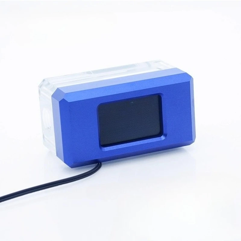 

Computer water cooling electronic flow rate flow thermometer VA LCD screen