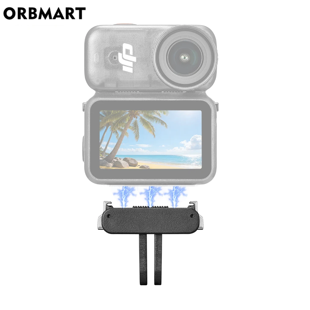 For DJI Osmo Nano Magnetic Quick Release Mount for DJI Osmo Action 6, 2-Claw Adapter Base for DJI Action6 Accessories