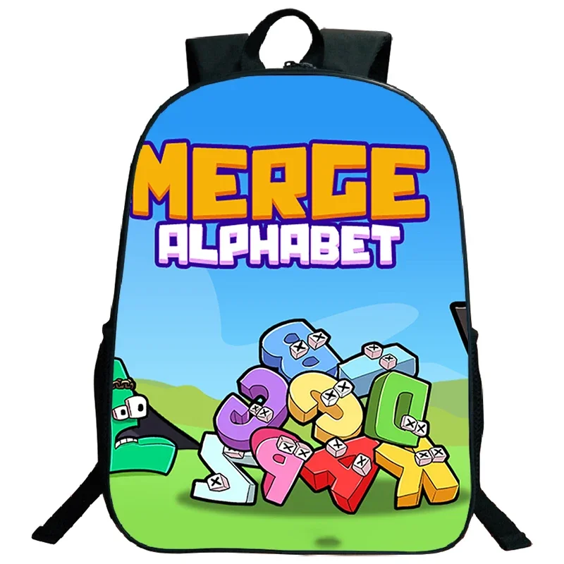 Alphabet Lore Backpack for Boys Girls Primary School Students Bookbag Large Capacity Waterproof Travel Backpacks kids backpack