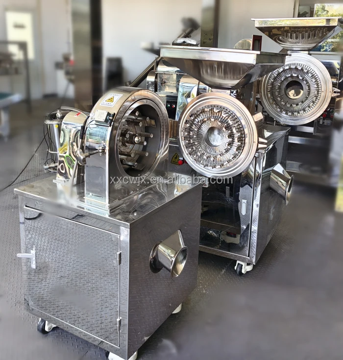 CW Universal Pin Mill Grinder Stainless Steel Hammer Mill Herb Spice Pulverizer Machine