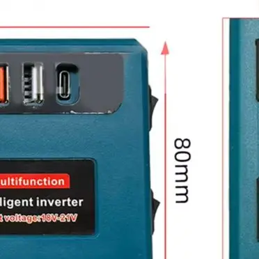 21V To 110V 220V Power Inverter Converter With USB Port DC To AC Adapter For 18V For Battery Tool Home Car Travel Use Electrical