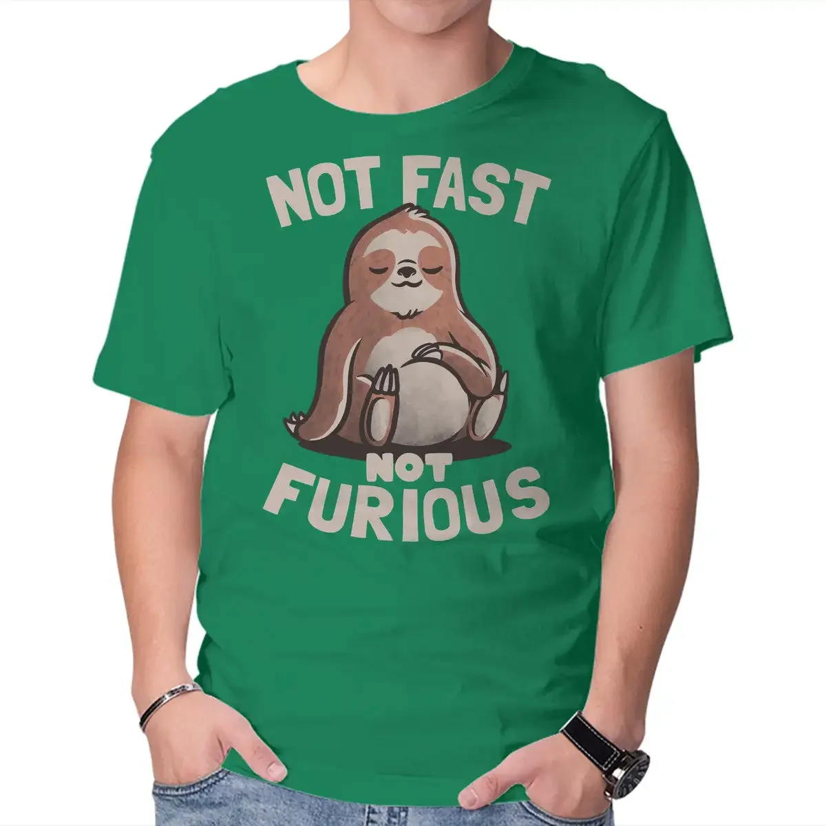 

Not Fast and Not Furious Unisex T-shirts for Man Woman Short Summer Tees Casual Cotton New Arrival Fashions Couple's Cloths