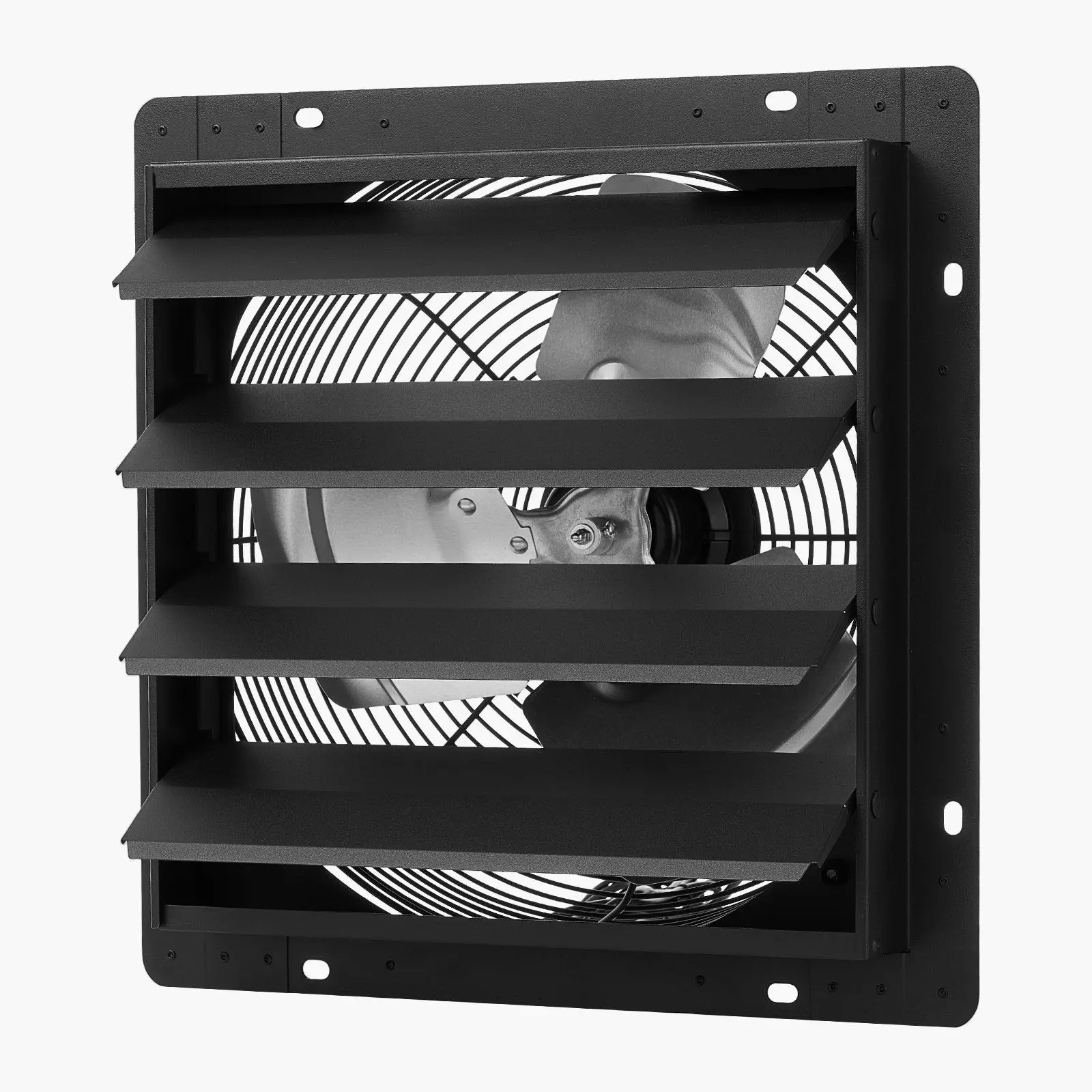 

14 inch Shutter Exhaust Fan, Wall Mounted Attic Vent Fan with Smart Programming Variable Speed Temperature Control, 2000 CFM,EC