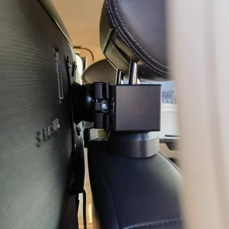 Hochbelastbare TV-Kopfstützenhalterung mit Schnellverschluss VESA für VW T5 T5.1 T6 T6.1 Camper Cali – Detail 8
