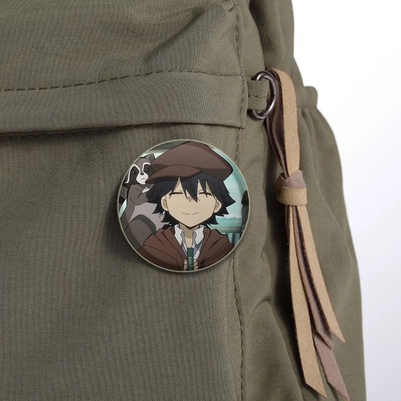 32/58mm Handmade Lapel Pins Anime Bungo Stray Dogs Brooches Manga Figure Cosplay Badge DIY Backpack Hat Clothes Accessory Gifts