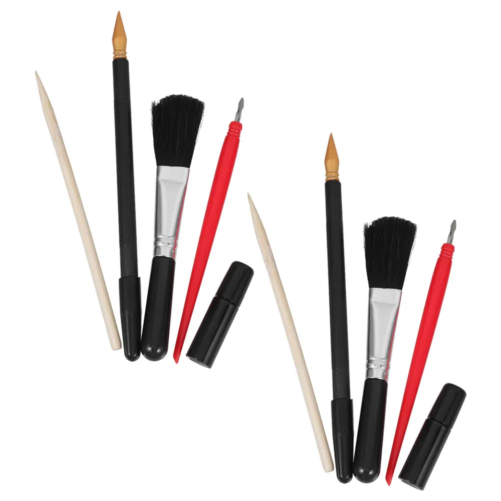 

10 PCS Scratch Painting Tools Board Scratching Pens Picture Metal Drawing Scraping