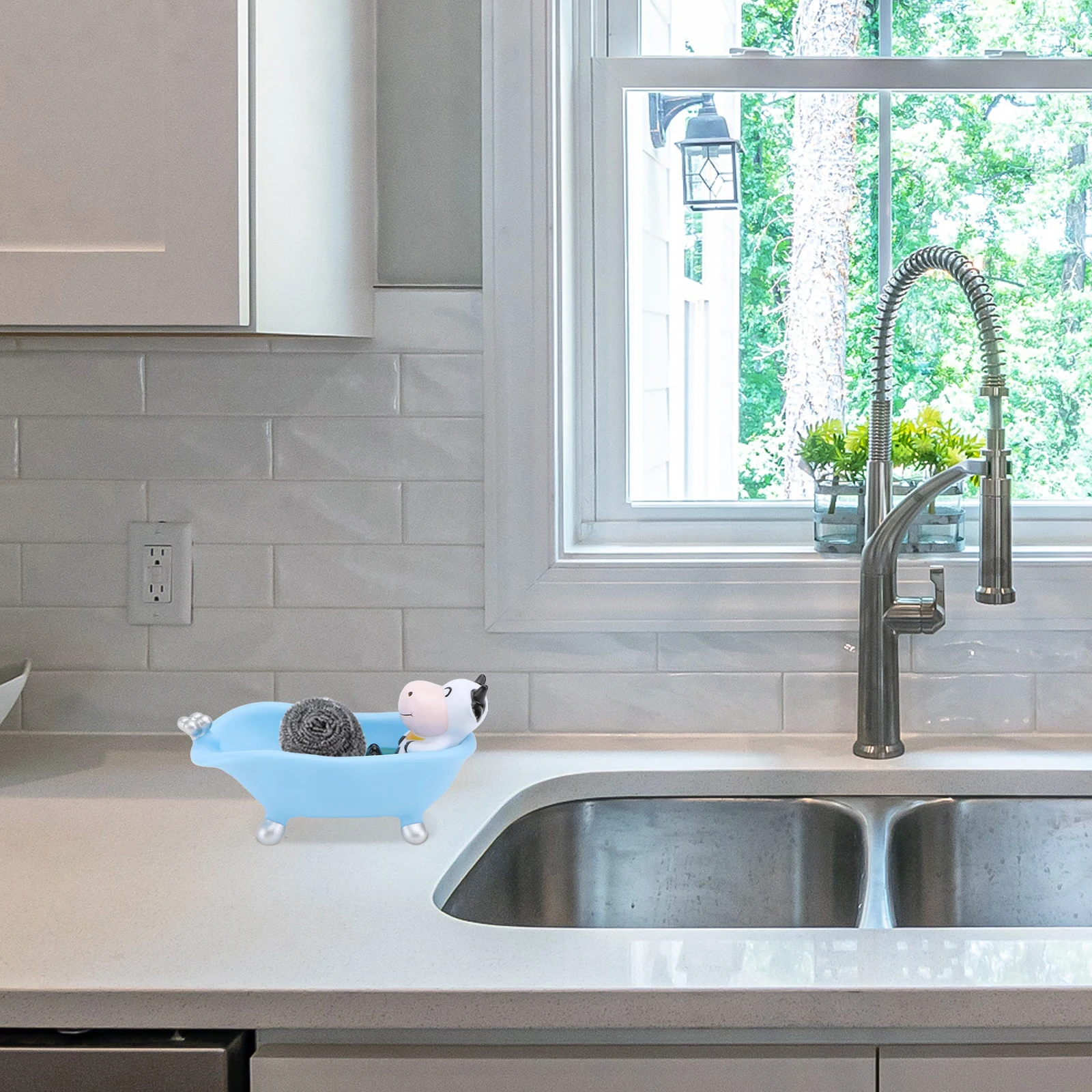 

1pc Cartoon Bathtub Box Summer Adorable Drain Tray Household Storage Holder Bathroom Soap Case Cartoon Soap Holder