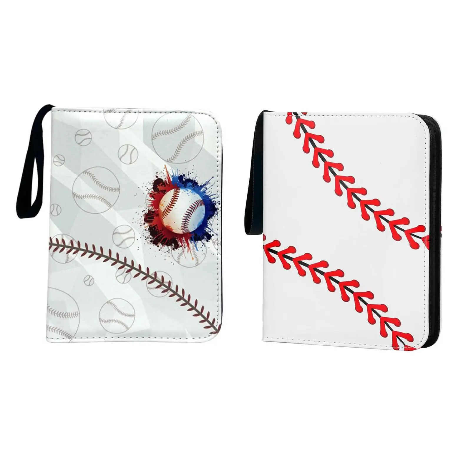 Baseball Card Folder, Card Collector Binder, 400 Pockets 3 Rings Card Holder