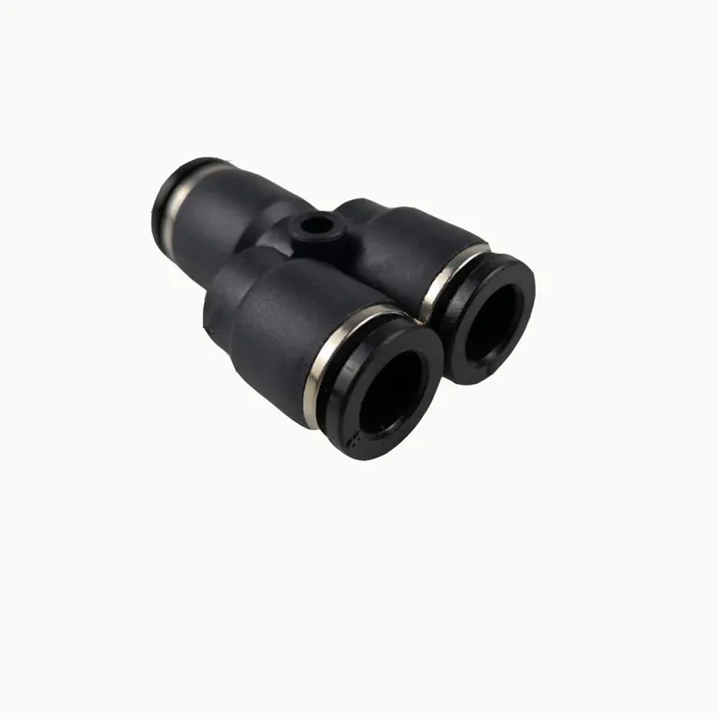 8mm Plastic Hose Quick Connector Y Type Tee Right Angle Wine Pipe Joint Homemade Beer Accessories