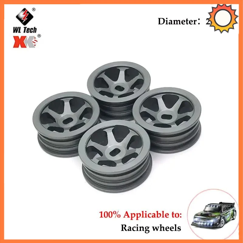 4PCS/lot 27mm Hex Monster Truck Wheel Tires for Wltoys 284131 K969 K989 1/28 Off Road RC Car Upgrade Parts K989-53  Trx4