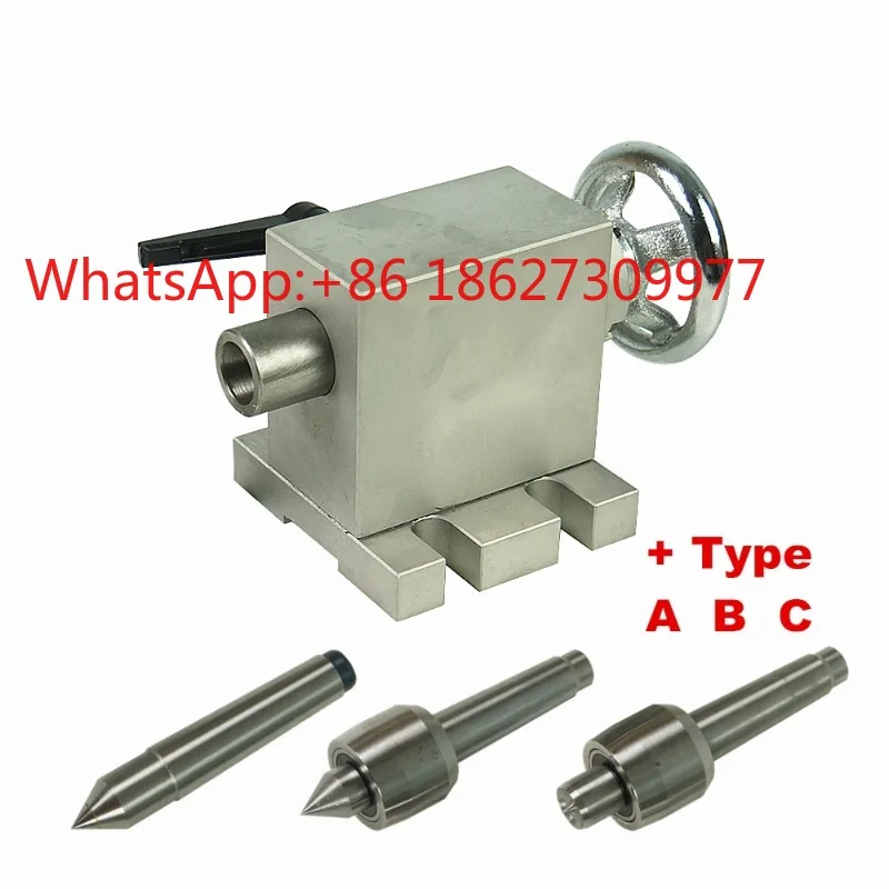 Engraving machine rotating shaft A axis, tail top, movable tail seat + dead top