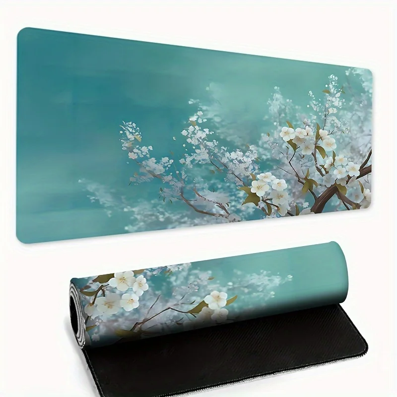 

Simple Pattern Writing Desk Large Game Mouse Pad E-sports Office Keyboard Pad Computer Desk Mat Mouse Non-slip laptop PC Gift