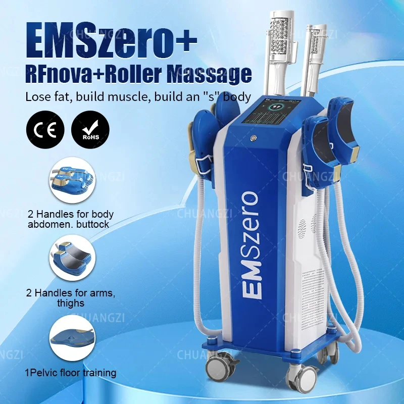 

EMSZERO 2 in 1 Roller Massage slimming Lose Weight Therapy 40K Compressive Micro vibration Vacuum 5D Body slimming Machine