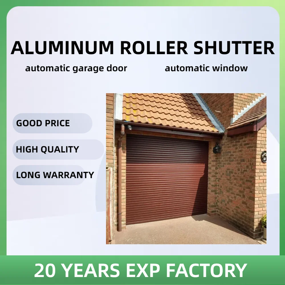 Industrial Electric Aluminum Rolling Shutter Door High Quality Automatic Fast Exterior Rolling Up And Down Door And Window