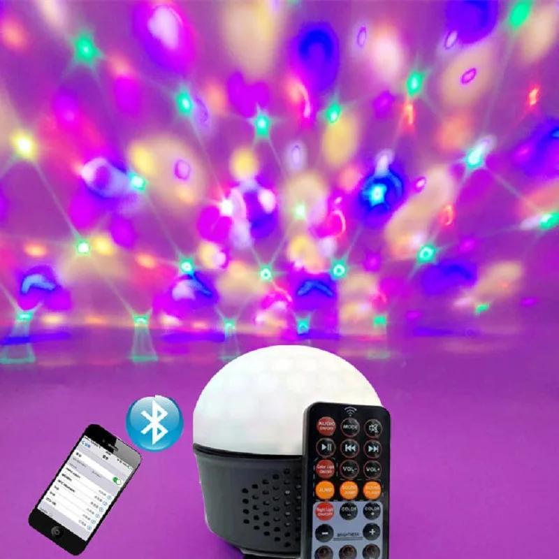 Colorful LED Bluetooth speaker light remote control speaker creative gift nightlight gift wireless speaker