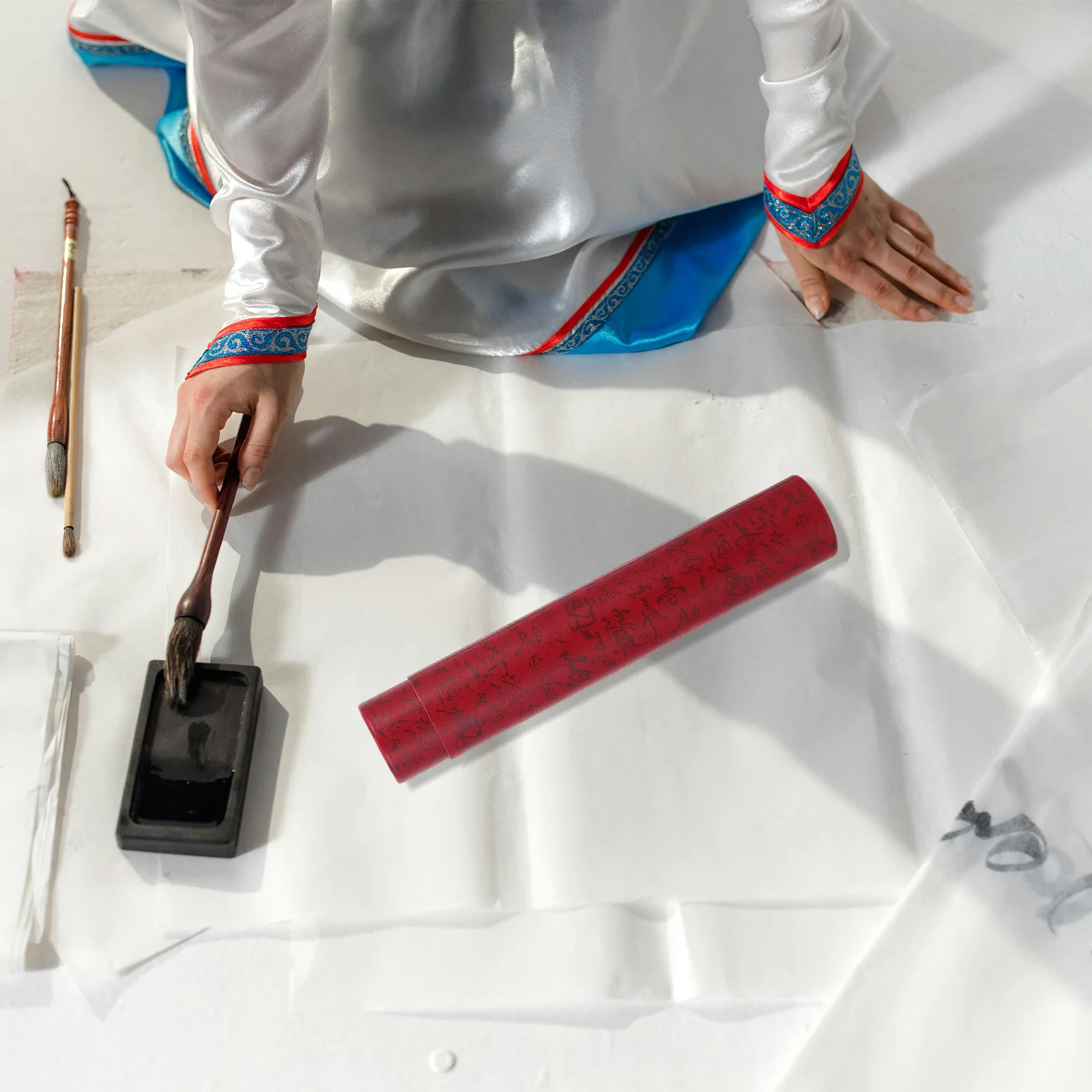 أنبوب تخزين ورقي تلسكوبي قابل للتمديد للبريد والملصقات الكبيرة والمخططات والرسومات الفنية وأنبوب تخزين الأعمال الفنية #6