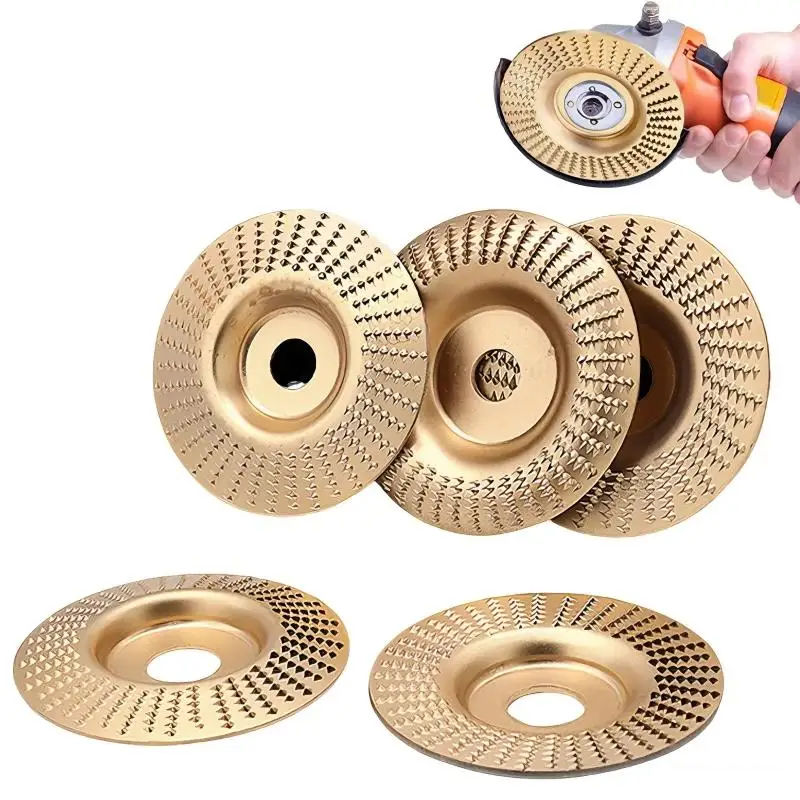Woodworking Grinding Disc Kit 3Pcs Fit Electric Grinder For Wood Cutting Engraving Polishing Hand Working Tool Set